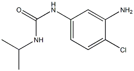 1-(3-amino-4-chlorophenyl)-3-propan-2-ylurea Struktur