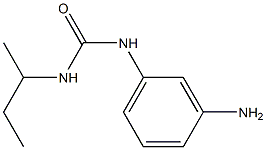 1-(3-aminophenyl)-3-butan-2-ylurea Struktur