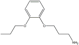 1-(3-aminopropoxy)-2-propoxybenzene Struktur