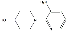 1-(3-aminopyridin-2-yl)piperidin-4-ol Struktur