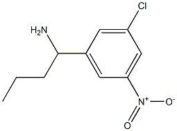 1-(3-chloro-5-nitrophenyl)butan-1-amine Struktur