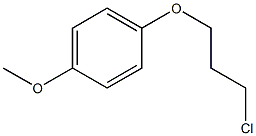 1-(3-chloropropoxy)-4-methoxybenzene Struktur