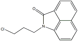 1-(3-chloropropyl)benzo[cd]indol-2(1H)-one Struktur