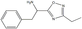 1-(3-ethyl-1,2,4-oxadiazol-5-yl)-2-phenylethan-1-amine Struktur