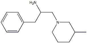 1-(3-methylpiperidin-1-yl)-3-phenylpropan-2-amine Struktur