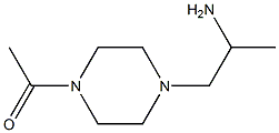 1-(4-acetylpiperazin-1-yl)propan-2-amine Struktur