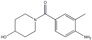 1-(4-amino-3-methylbenzoyl)piperidin-4-ol Struktur