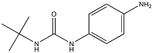 1-(4-aminophenyl)-3-tert-butylurea Struktur