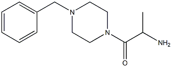 1-(4-benzylpiperazin-1-yl)-1-oxopropan-2-amine Struktur