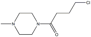 1-(4-chlorobutanoyl)-4-methylpiperazine Struktur