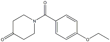 1-(4-ethoxybenzoyl)piperidin-4-one Struktur