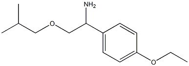 1-(4-ethoxyphenyl)-2-(2-methylpropoxy)ethan-1-amine Struktur