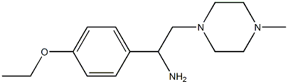 1-(4-ethoxyphenyl)-2-(4-methylpiperazin-1-yl)ethanamine Struktur