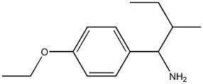 1-(4-ethoxyphenyl)-2-methylbutan-1-amine Struktur