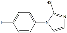 1-(4-iodophenyl)-1H-imidazole-2-thiol Struktur