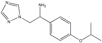 1-(4-isopropoxyphenyl)-2-(1H-1,2,4-triazol-1-yl)ethanamine Struktur