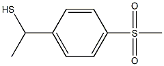 1-(4-methanesulfonylphenyl)ethane-1-thiol Struktur