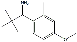 1-(4-methoxy-2-methylphenyl)-2,2-dimethylpropan-1-amine Struktur