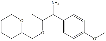 1-(4-methoxyphenyl)-2-(oxan-2-ylmethoxy)propan-1-amine Struktur