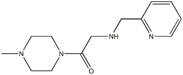 1-(4-methylpiperazin-1-yl)-2-[(pyridin-2-ylmethyl)amino]ethan-1-one Struktur