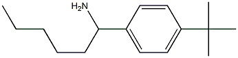 1-(4-tert-butylphenyl)hexan-1-amine Struktur