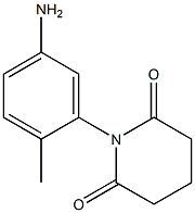 1-(5-amino-2-methylphenyl)piperidine-2,6-dione Struktur