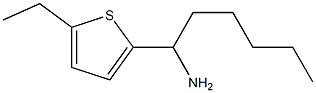 1-(5-ethylthiophen-2-yl)hexan-1-amine Struktur