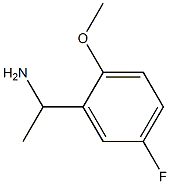 1-(5-fluoro-2-methoxyphenyl)ethan-1-amine Struktur