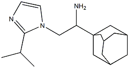 1-(adamantan-1-yl)-2-[2-(propan-2-yl)-1H-imidazol-1-yl]ethan-1-amine Struktur