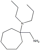 1-(aminomethyl)-N,N-dipropylcycloheptan-1-amine Struktur