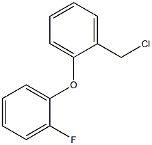 1-(chloromethyl)-2-(2-fluorophenoxy)benzene Struktur