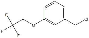 1-(chloromethyl)-3-(2,2,2-trifluoroethoxy)benzene Struktur