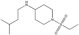 1-(ethanesulfonyl)-N-(3-methylbutyl)piperidin-4-amine Struktur