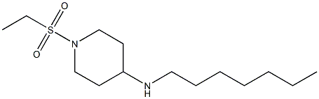 1-(ethanesulfonyl)-N-heptylpiperidin-4-amine Struktur