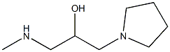 1-(methylamino)-3-(pyrrolidin-1-yl)propan-2-ol Struktur