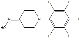 1-(pentafluorophenyl)piperidin-4-one oxime Struktur