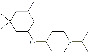 1-(propan-2-yl)-N-(3,3,5-trimethylcyclohexyl)piperidin-4-amine Struktur