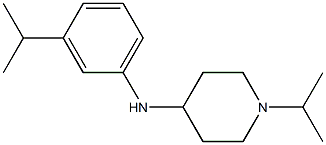 1-(propan-2-yl)-N-[3-(propan-2-yl)phenyl]piperidin-4-amine Struktur