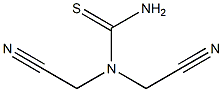 1,1-bis(cyanomethyl)thiourea Struktur