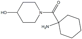 1-[(1-aminocyclohexyl)carbonyl]piperidin-4-ol Struktur