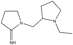 1-[(1-ethylpyrrolidin-2-yl)methyl]pyrrolidin-2-imine Struktur