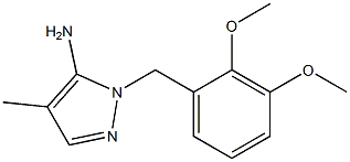 1-[(2,3-dimethoxyphenyl)methyl]-4-methyl-1H-pyrazol-5-amine Struktur