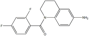 1-[(2,4-difluorophenyl)carbonyl]-1,2,3,4-tetrahydroquinolin-6-amine Struktur