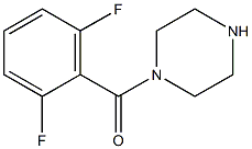 1-[(2,6-difluorophenyl)carbonyl]piperazine Struktur