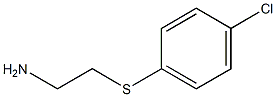 1-[(2-aminoethyl)sulfanyl]-4-chlorobenzene Struktur