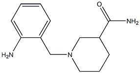 1-[(2-aminophenyl)methyl]piperidine-3-carboxamide Struktur