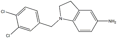 1-[(3,4-dichlorophenyl)methyl]-2,3-dihydro-1H-indol-5-amine Struktur