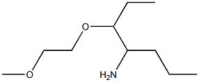 1-[(4-aminoheptan-3-yl)oxy]-2-methoxyethane Struktur