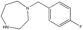 1-[(4-fluorophenyl)methyl]-1,4-diazepane Struktur