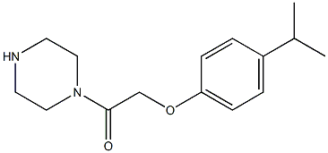 1-[(4-isopropylphenoxy)acetyl]piperazine Struktur